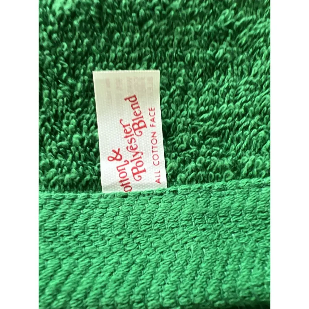 Vtg Christmas Goose Geese Bath Towel Washcloth 2 piece set